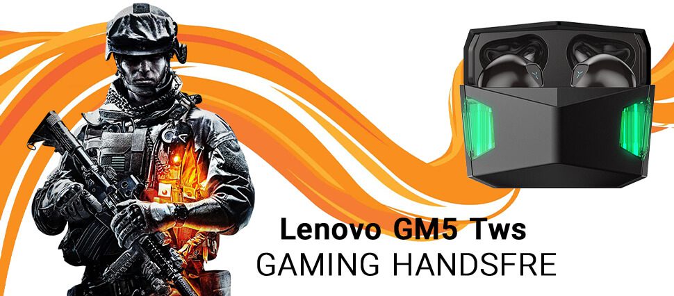 هندزفری بلوتوث گیمینگ لنوو مدل Lenovo GM5